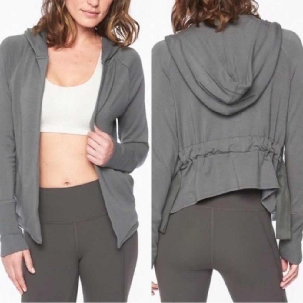 Athleta Clarity Cinch Cardigan Hoodie